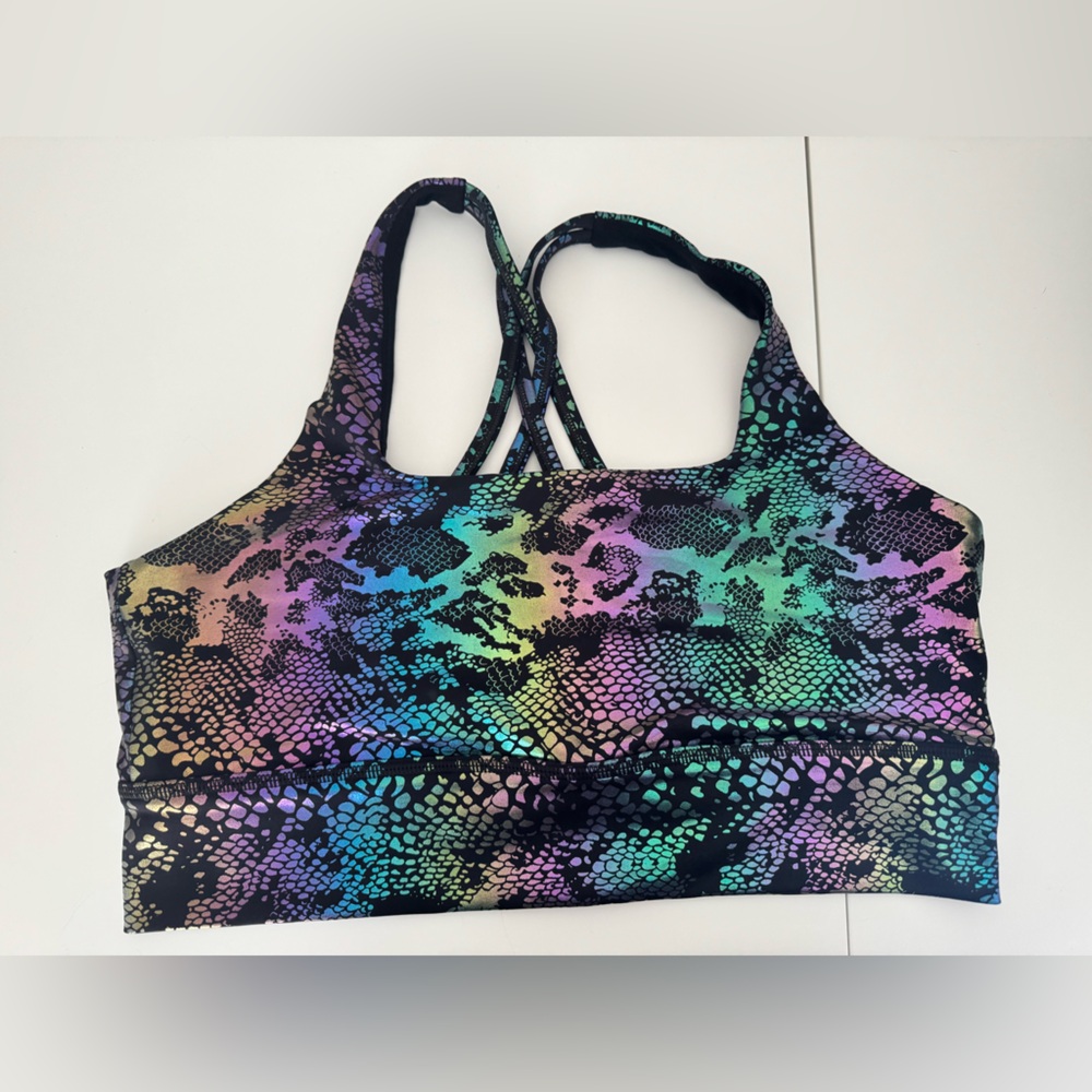 Constantly Varied Gear black glisten here Sports Bra